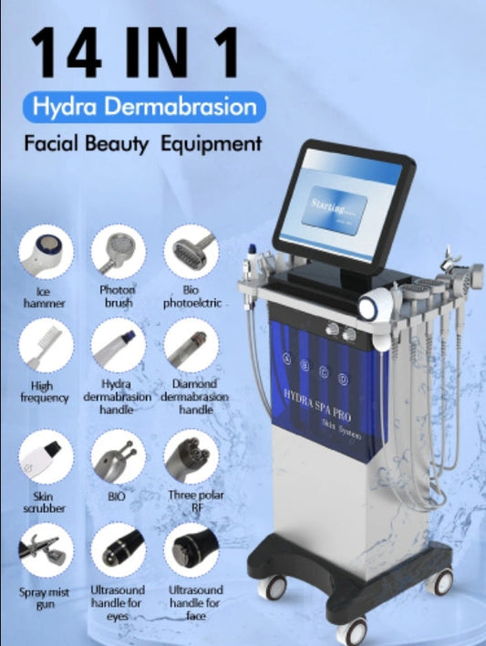 Hydrafacial vertical 14 in 1